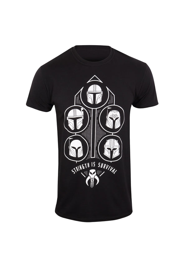 Star Wars Mandalorian T -Shirt (Star Wars Mandalorianer -Stärke ist das Überleben t -Shirt)