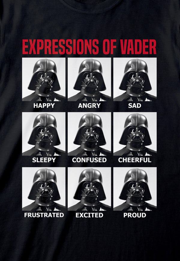 Star Wars (Star Wars - Ausdrücke von Vader T -Shirt)