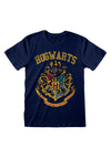 Harry Potter Hogwarts T-Shirt (Hogwarts verblasste Crest T-Shirt)