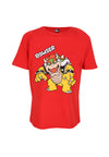 Super Mario Červené Dětské Tričko (Super Mario - Bowser Rawr Kids T-shirt)