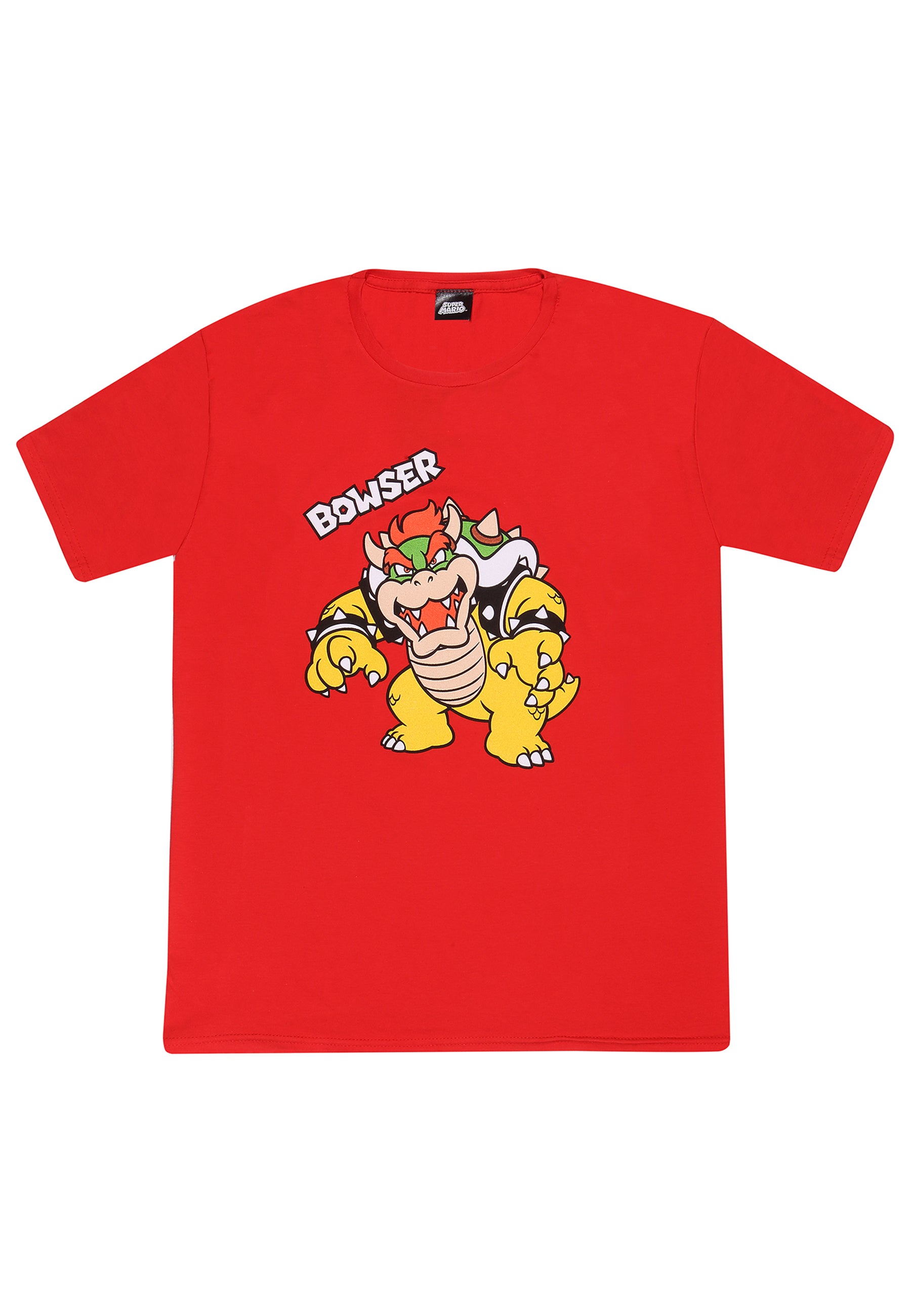 Super Mario Červené Dětské Tričko (Super Mario - Bowser Rawr Kids T-shirt)