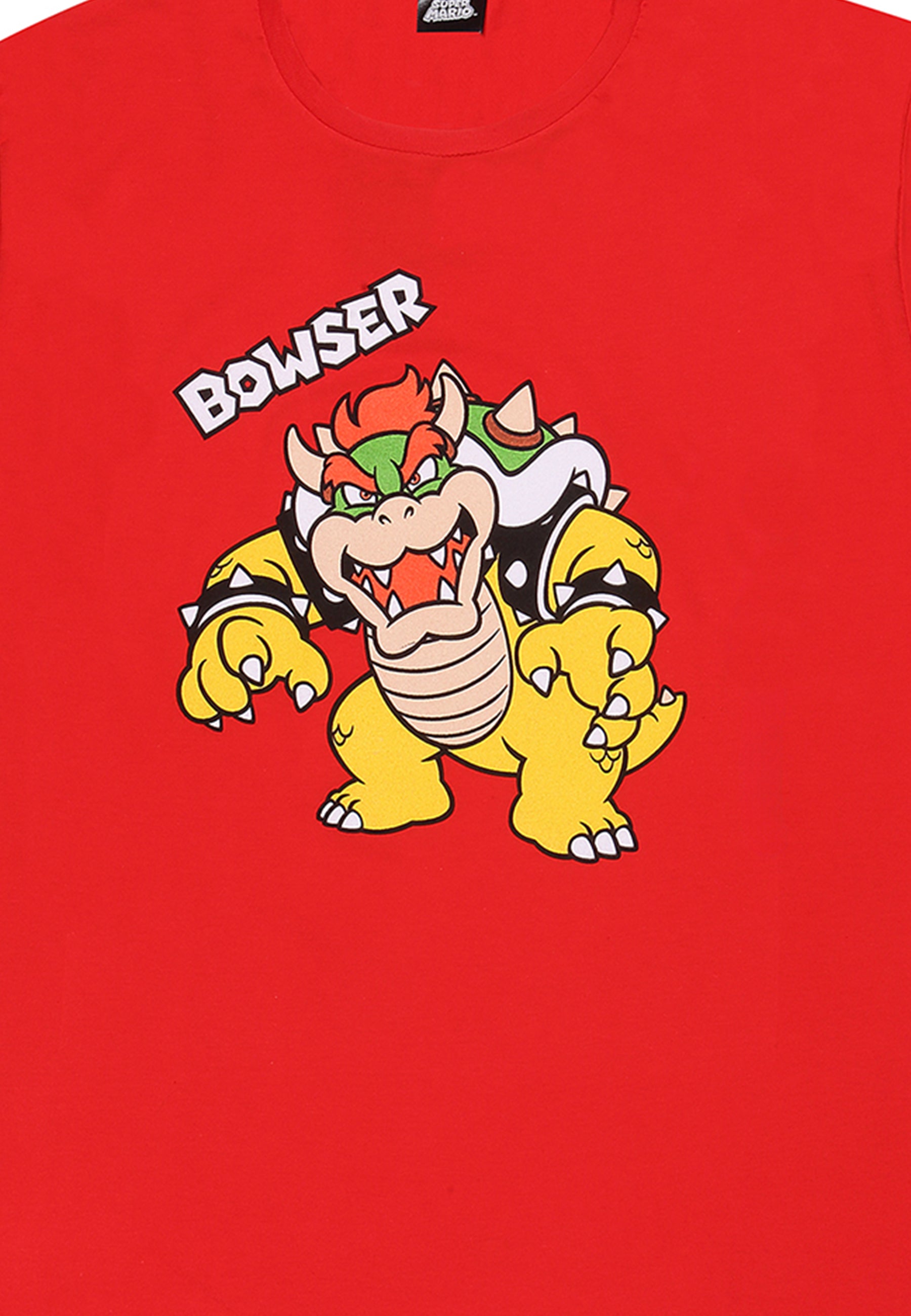 Super Mario Červené Dětské Tričko (Super Mario - Bowser Rawr Kids T-shirt)