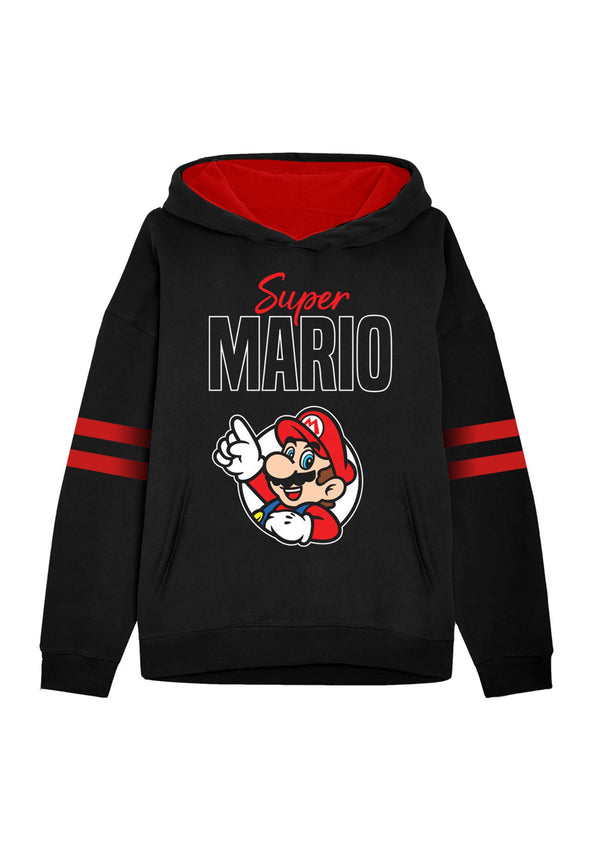 Nintendo Super Mario Sweatshirt Black-Red