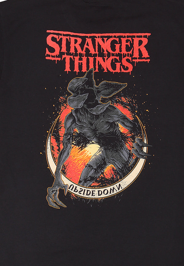 Stranger Things T-Shirt (Demogorgon verkehrt herum T-Shirt)