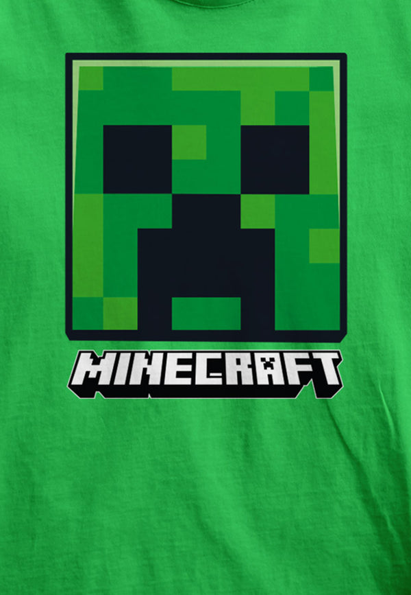 Minecraft Creeper Baby T-Shirt (Creeper Face Kids T-Shirt)