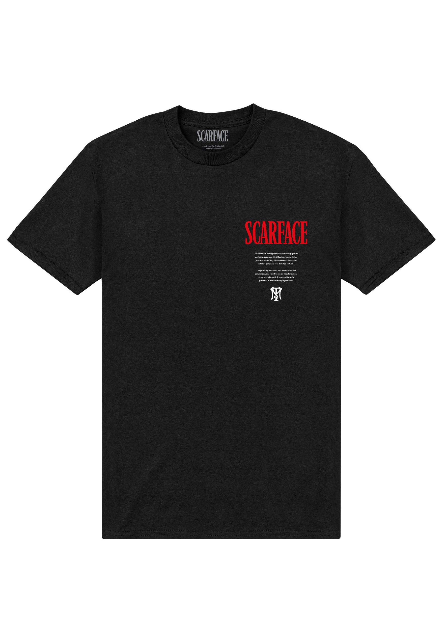 Scarface T-Shirt (Scarface Schwarz-Weiß-Foto-T-Shirt)