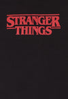 Stranger Things-T-Shirt (Stranger Things-Logo Schwarzes T-shirt)