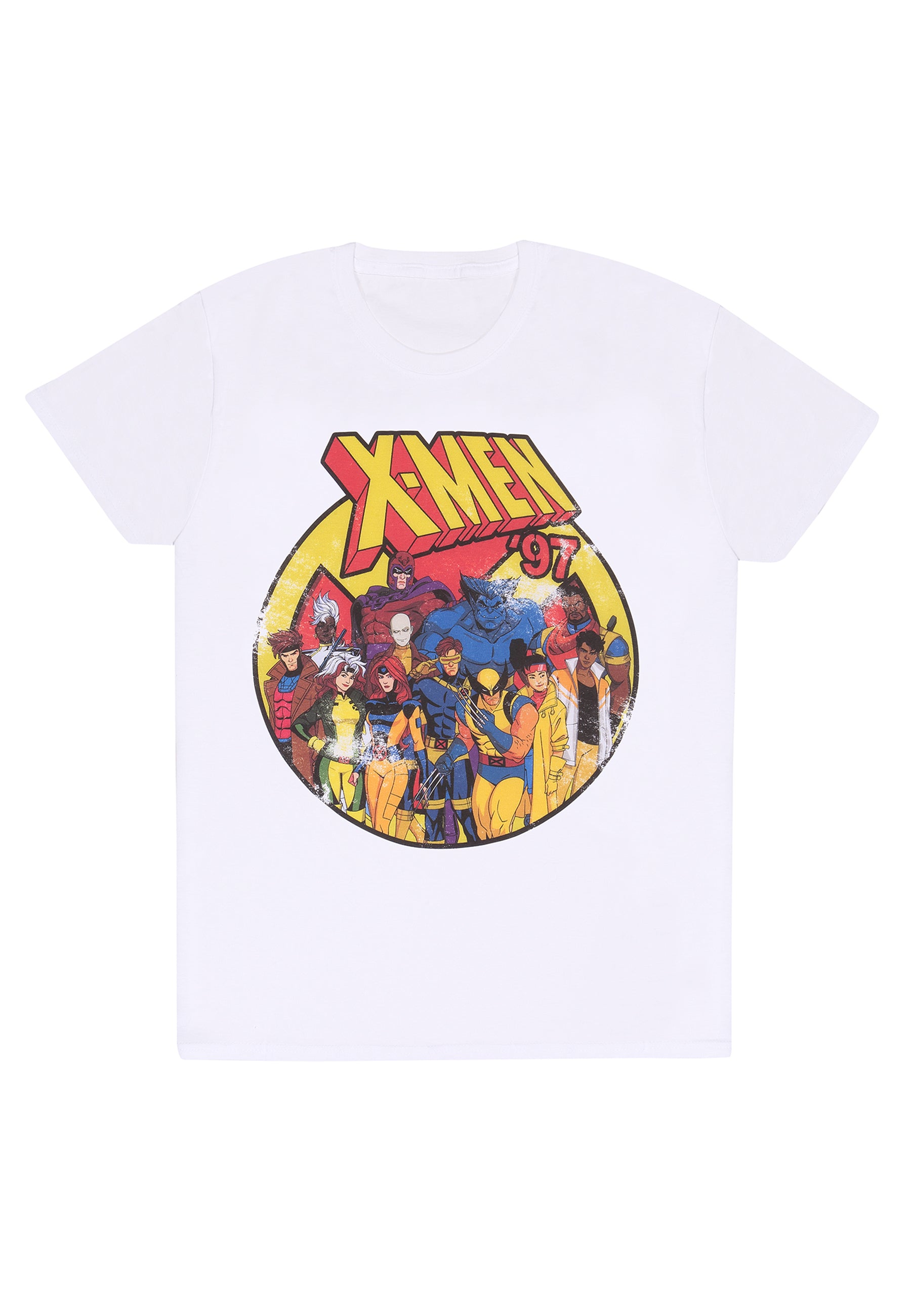 X-Men Team Tričko  (X-Men Team Distressed T-shirt)