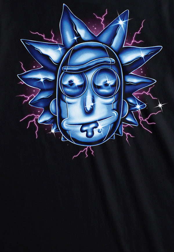 Rick And Morty Tričko (Chrome Effect T-shirt)