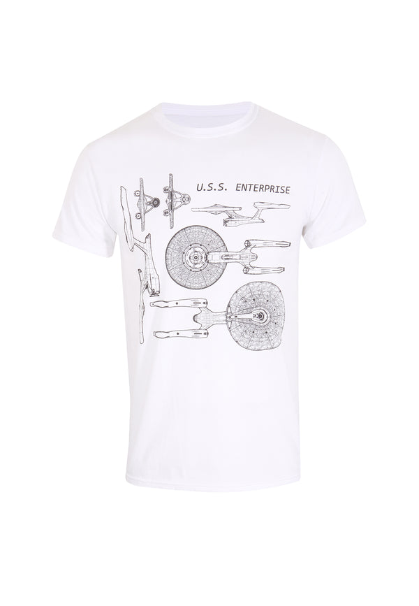 Star Trek T-Shirt (Enterprise Specs T-Shirt)