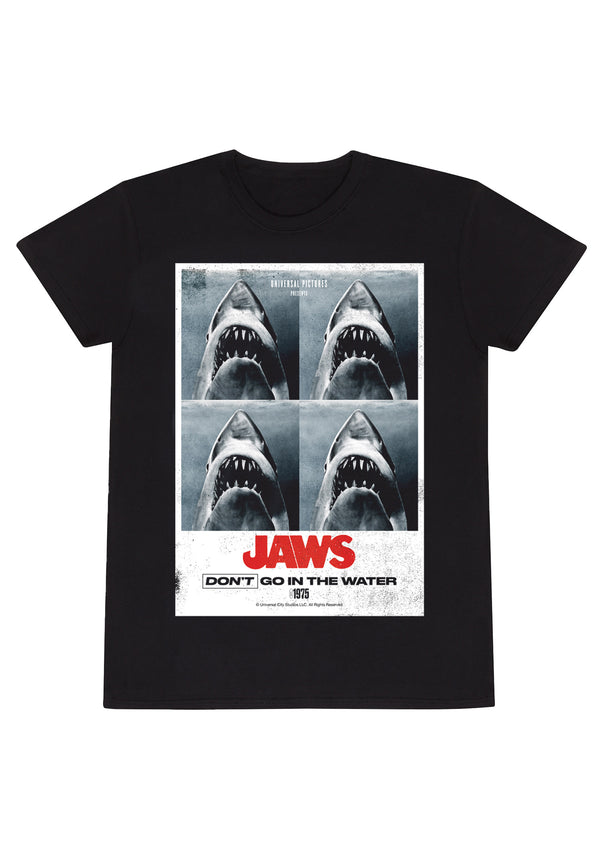 Jaws t -Shirt (Kiefer -Gehen Sie nicht ins Wasser t -Shirt)