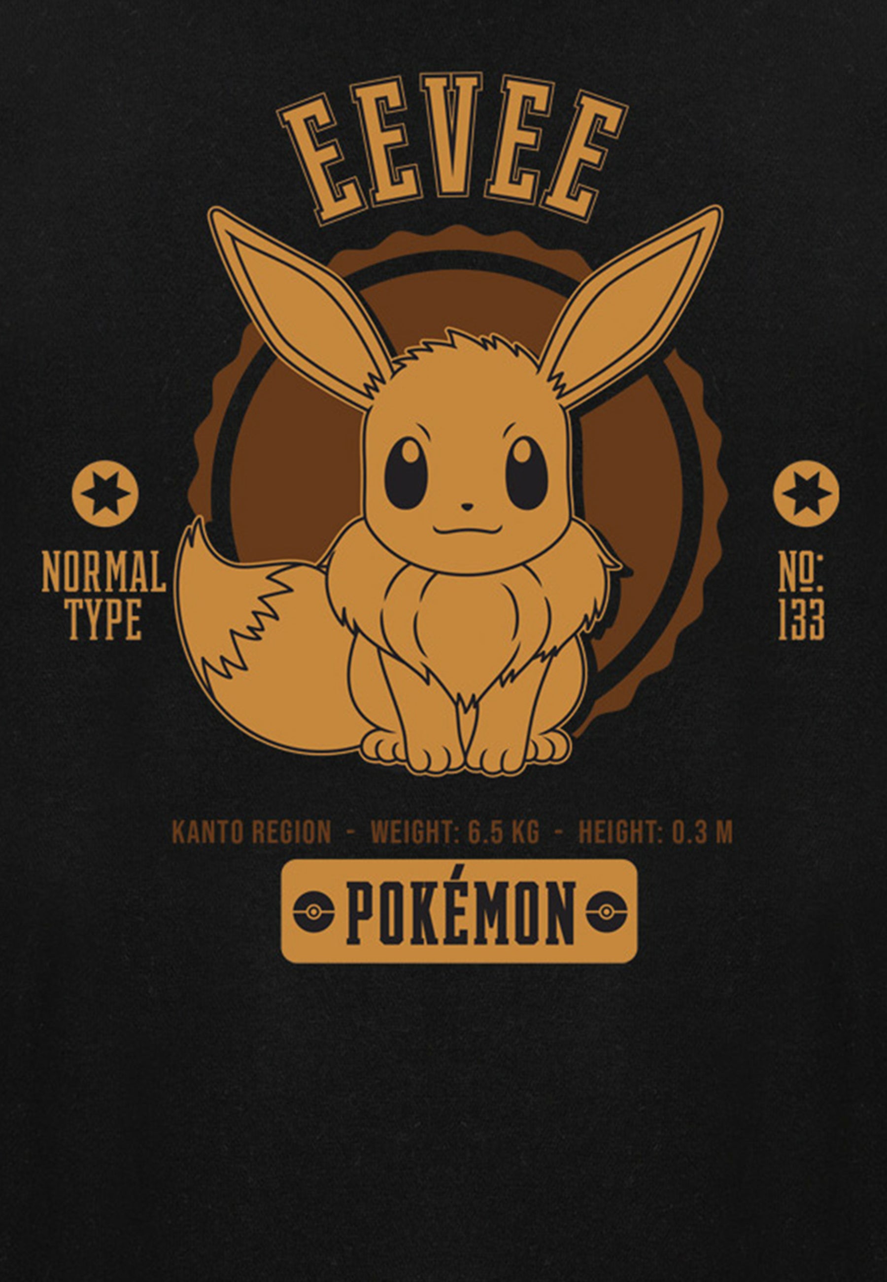 Pokémon - Eevee Univerzitní Bunda (Collegiate Eevee Varsity)