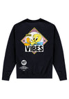 Tweety Černá Mikina (Tweety 80th Good Vibes Sweatshirt)