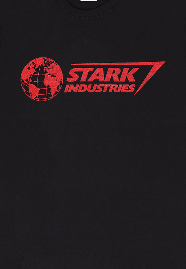 Marvel Avengers Tony Starks Produktions-T-Shirt (Stark Industries T-Shirt)