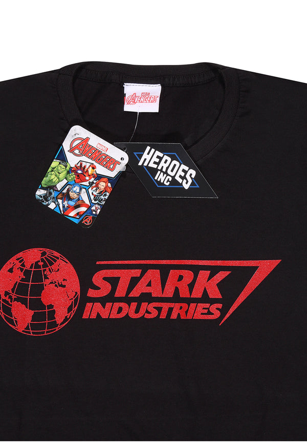 Marvel Avengers Tony Starks Produktions-T-Shirt (Stark Industries T-Shirt)