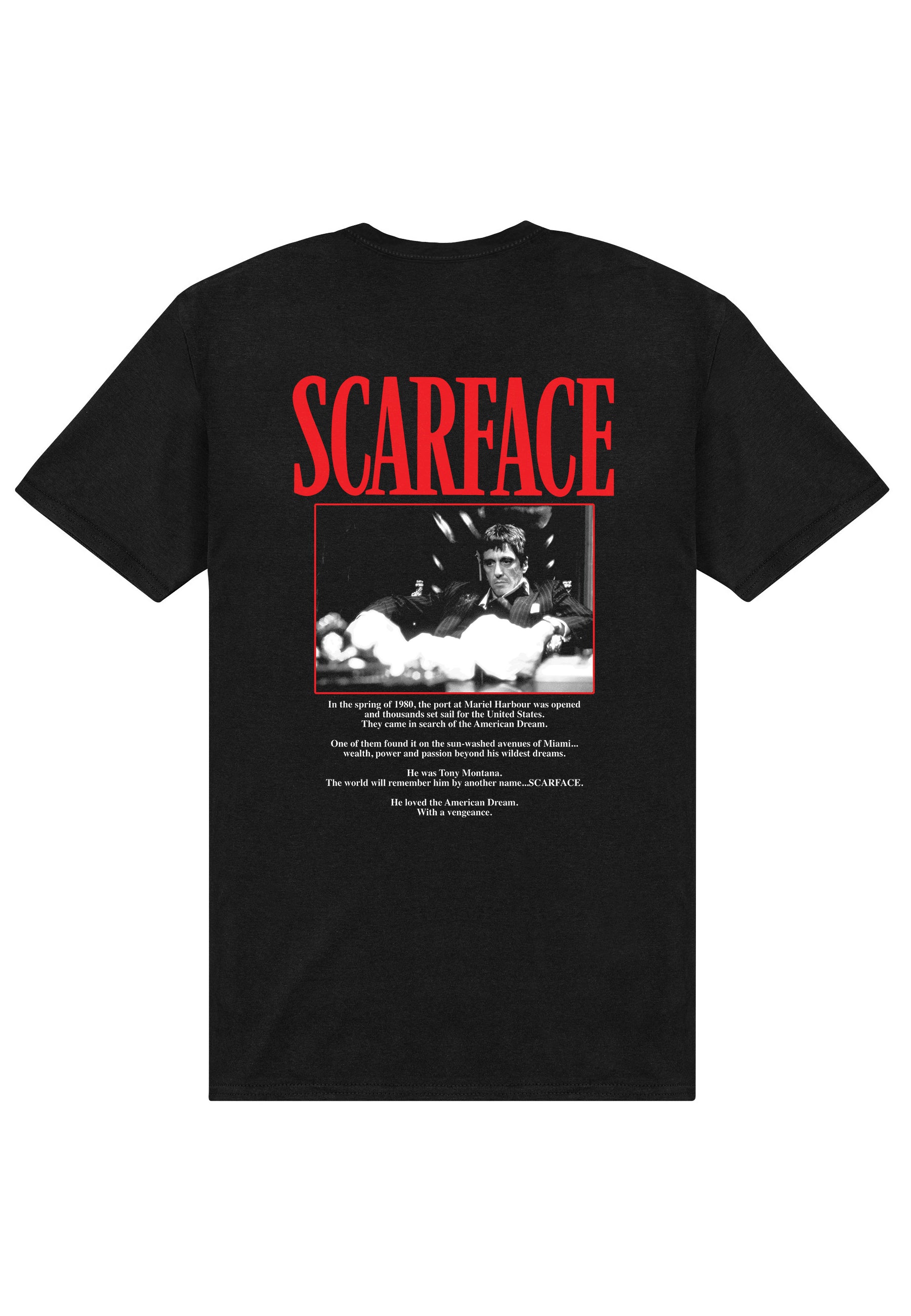 Zjizvená Tvář Foto Tričko (Scarface Photo T-shirt)