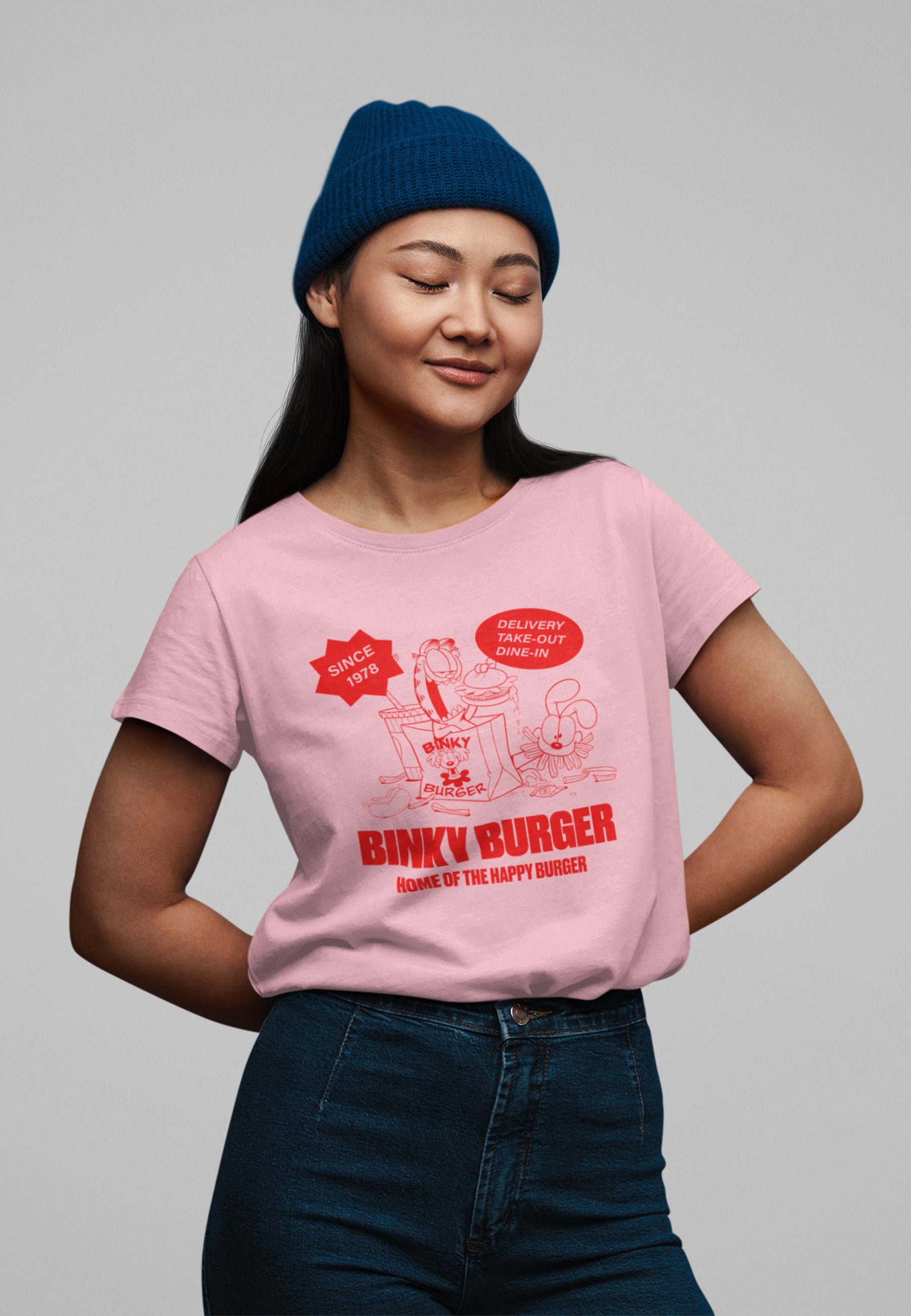 Garfield Burger Tričko (Garfield 45 Binky Burger T-shirt)