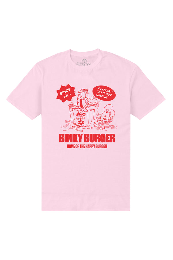 Garfield Burger T-Shirt (Garfield 45 Binky Burger T-Shirt)