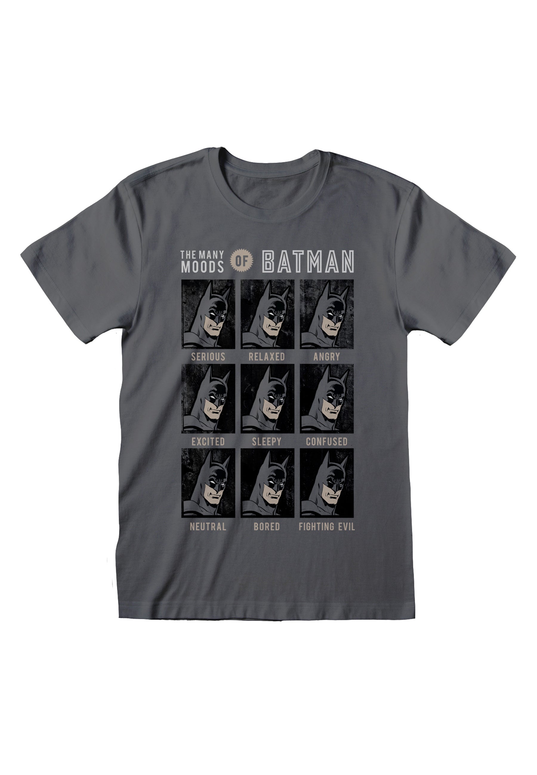 DC Comics Batman und seine Emotionen t -Shirt