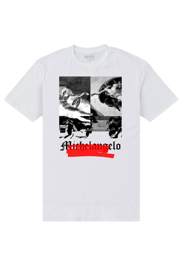 Michelangelo T-Shirt (Apoh Michelangelo Negatives T-Shirt)